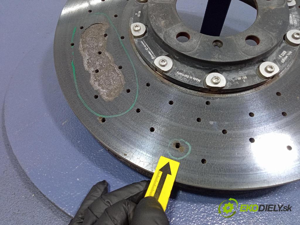 Porsche Panamera 0 kotúč Brzda: pred 971615302P