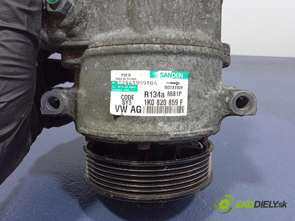 Vw Touran 2008 Kompresor: Klimatizácia: 1K0820859F