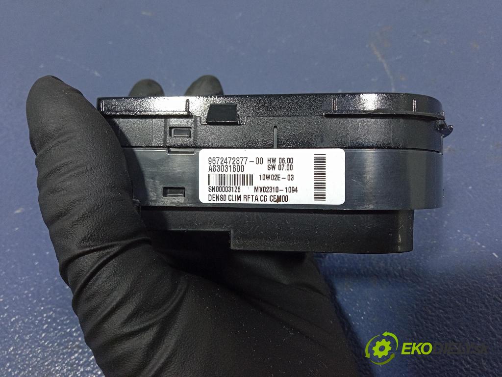 Citroen C4 picasso 2010 prepínač Klimatizácia: Prúd vzduchu: 9672472877