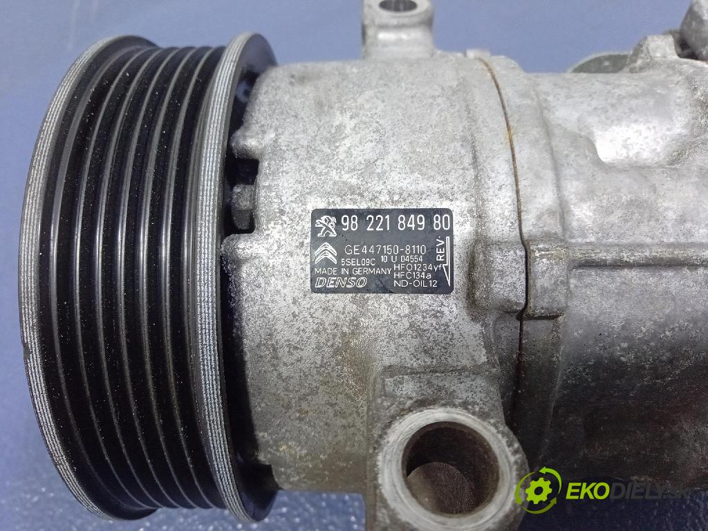 Peugeot 208 2017 Kompresor: Klimatizácia: 9822184980