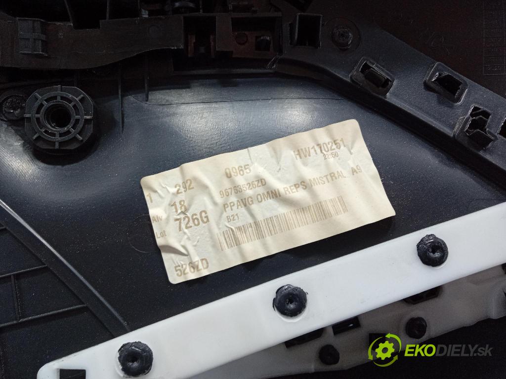 Peugeot 208 2017 Čalounictví: dvere Predné ľavá 96763526ZD