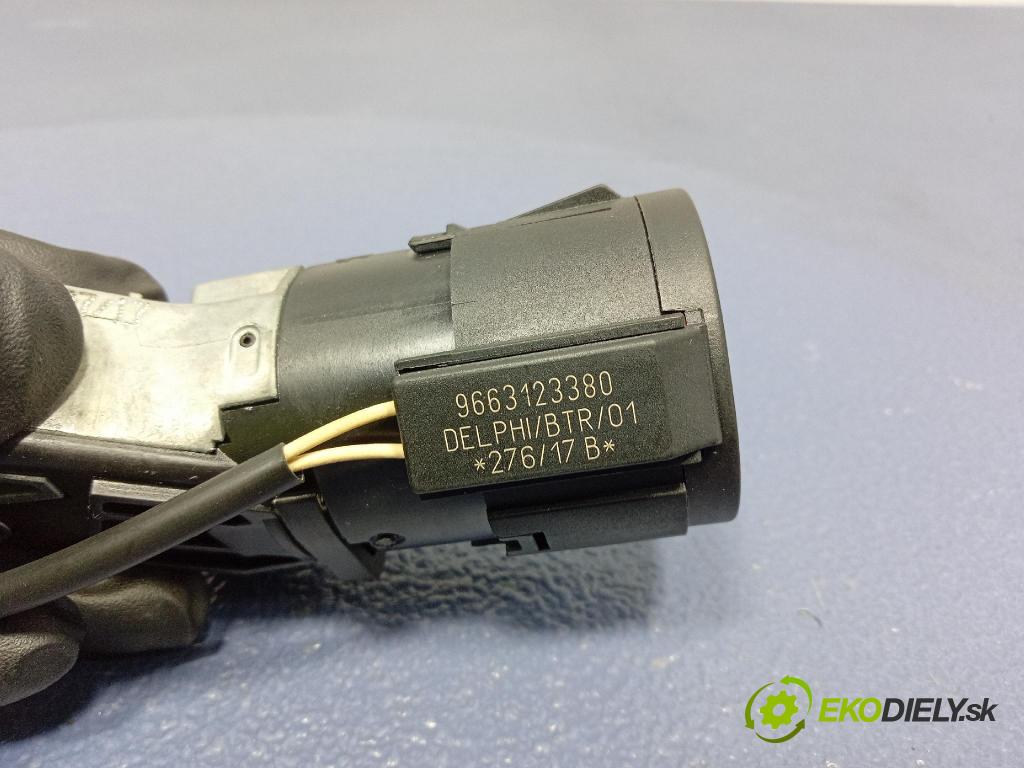 Peugeot 208 2017 Spínač zapaľovania: 9663123380