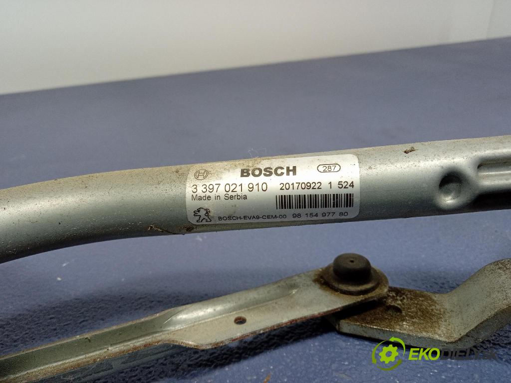 Peugeot 208 2017 mechanizmus motor: Stierače: Predné 0390241589