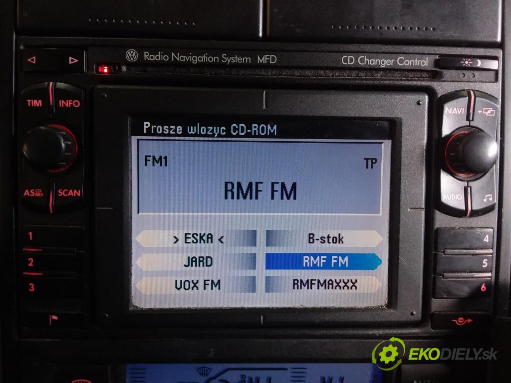 Vw Sharan 2006 Radio I Navigácia: 3B0035191D