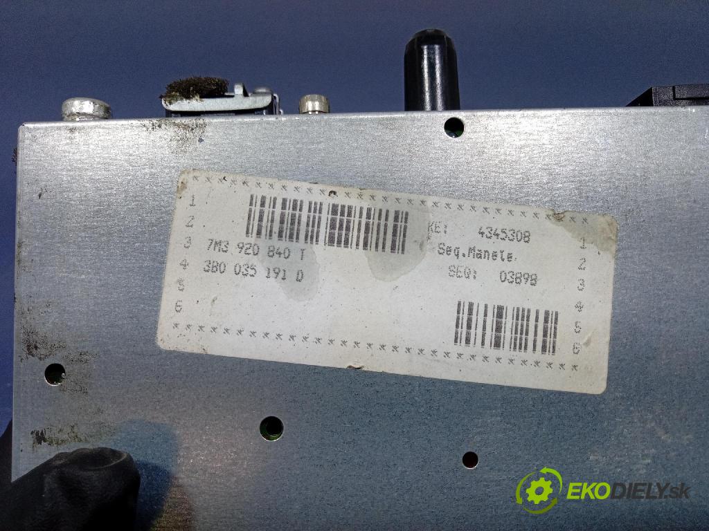 Vw Sharan 2006 Radio I Navigácia: 3B0035191D