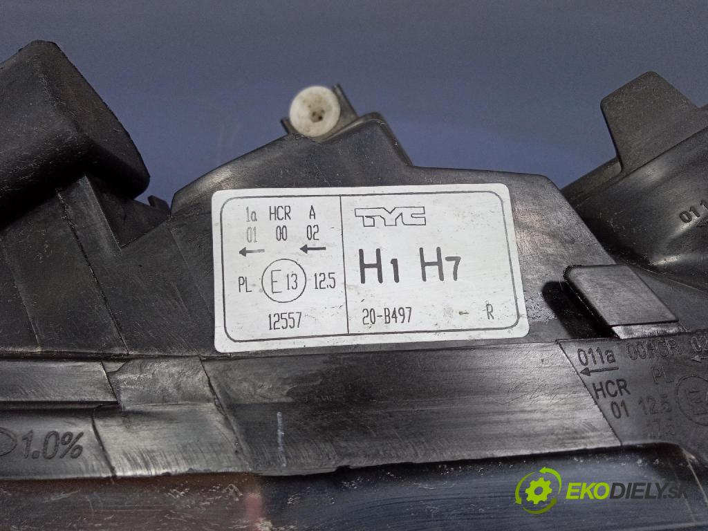 Peugeot 308 2008 Reflektor: v pravo: 20-B497