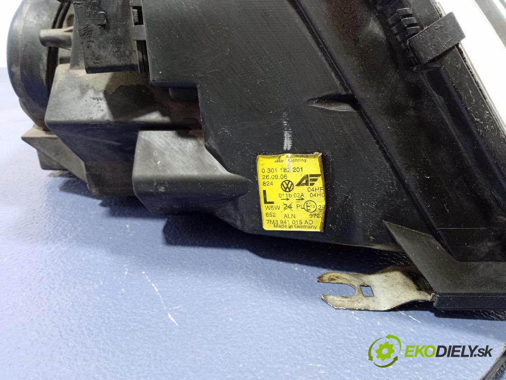 Vw Sharan 2006 Reflektor: Vľavo: 7M3941015AD