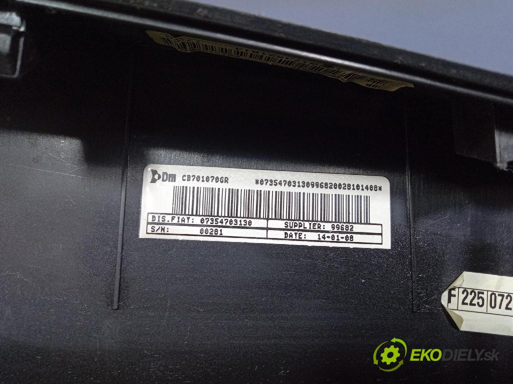 Peugeot Bipper 2008 Airbag: Cestujúcí: x 07354703130