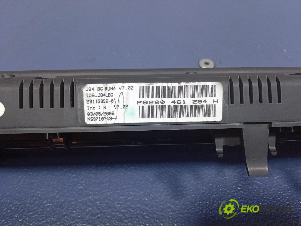 Renault Megane scenic 2006 Přístrojová deska 8200461294