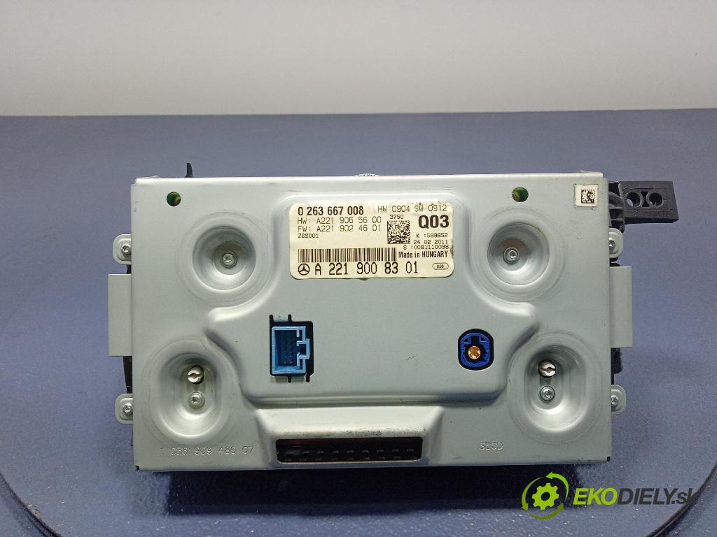 Mercedes S-klasa 2011 Zobrazit: Rádio: / GPS A2219008301