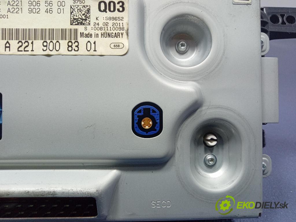 Mercedes S-klasa 2011 Zobrazit: Rádio: / GPS A2219008301