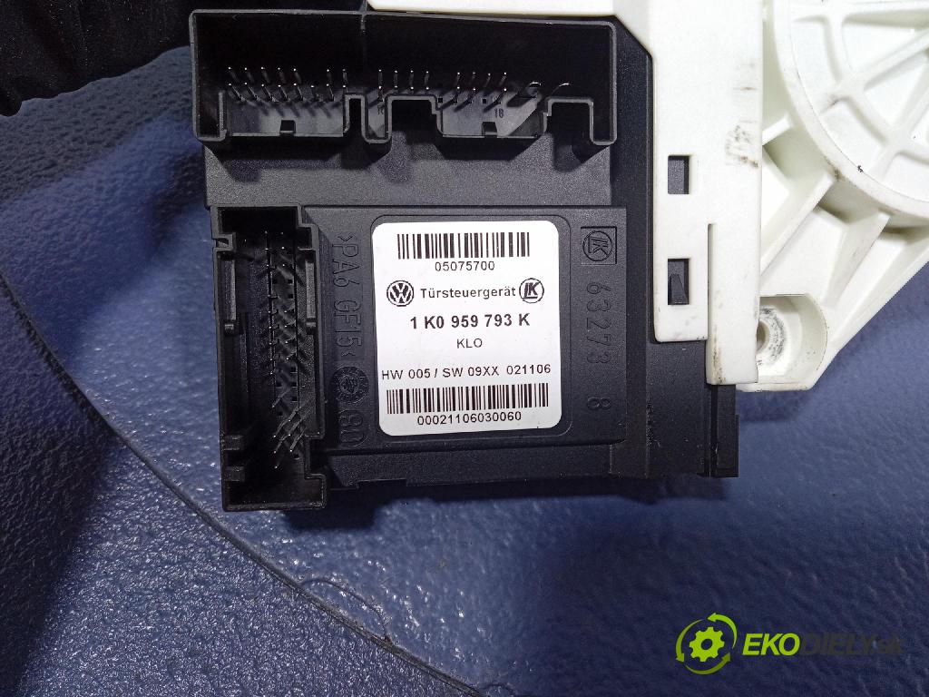 Vw Golf 2007 mechanizmus okna Okná: Predné Vľavo: 1K4837401T