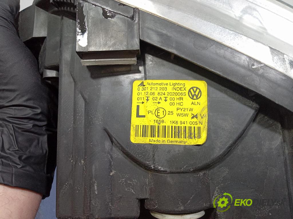 Vw Golf 2007 Reflektor: Vľavo: 1K6941005N