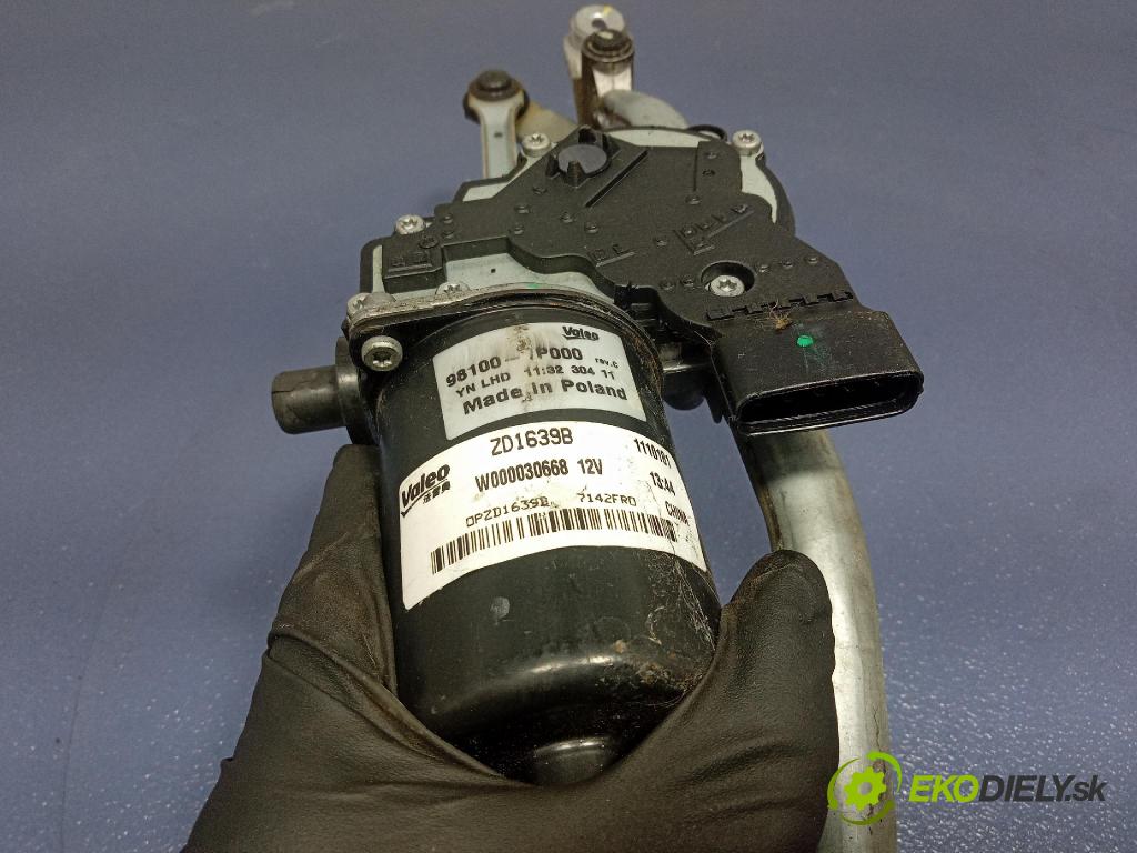 Hyundai Ix20 2011 mechanizmus motor: Stierače: Predné 98100-1P000