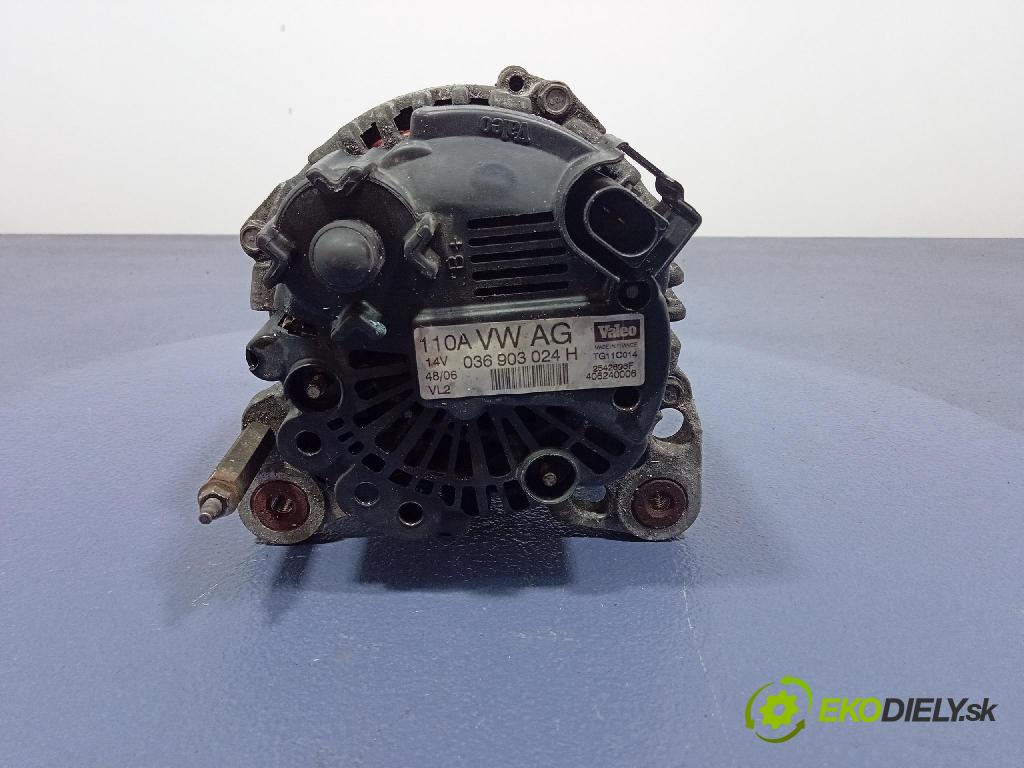 Vw Golf 2007 Alternator 036903024H