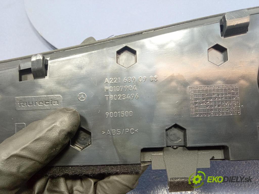 Mercedes S-klasa 2011 kryt Plast: Interiéry: A2216890908