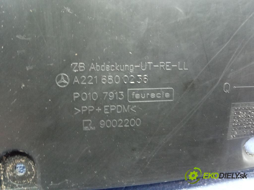 Mercedes S-klasa 2011 kryt Plast: Interiéry: A2216800236