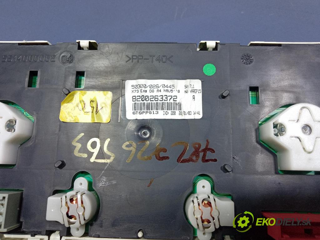 Renault Vel satis 2003 prístrojovka/ budíky 8200263372