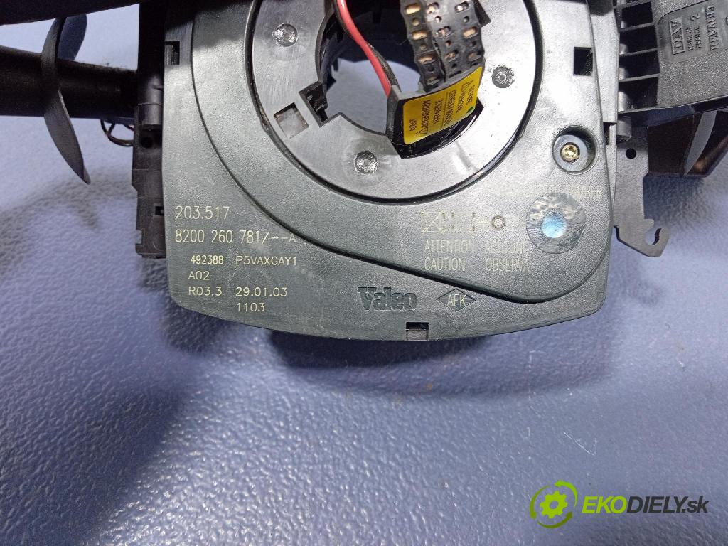 Renault Vel satis 2003 prepínač Komplex: 8200002461