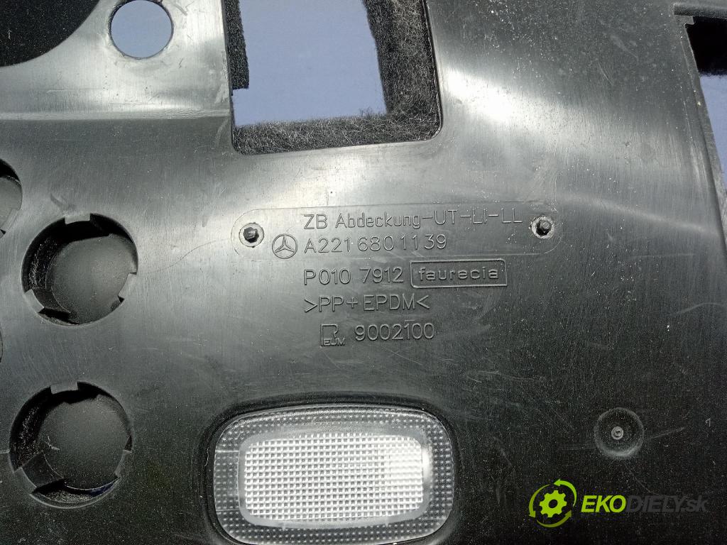 Mercedes S-klasa 2011 kryt Plast: Interiéry: A2216801139