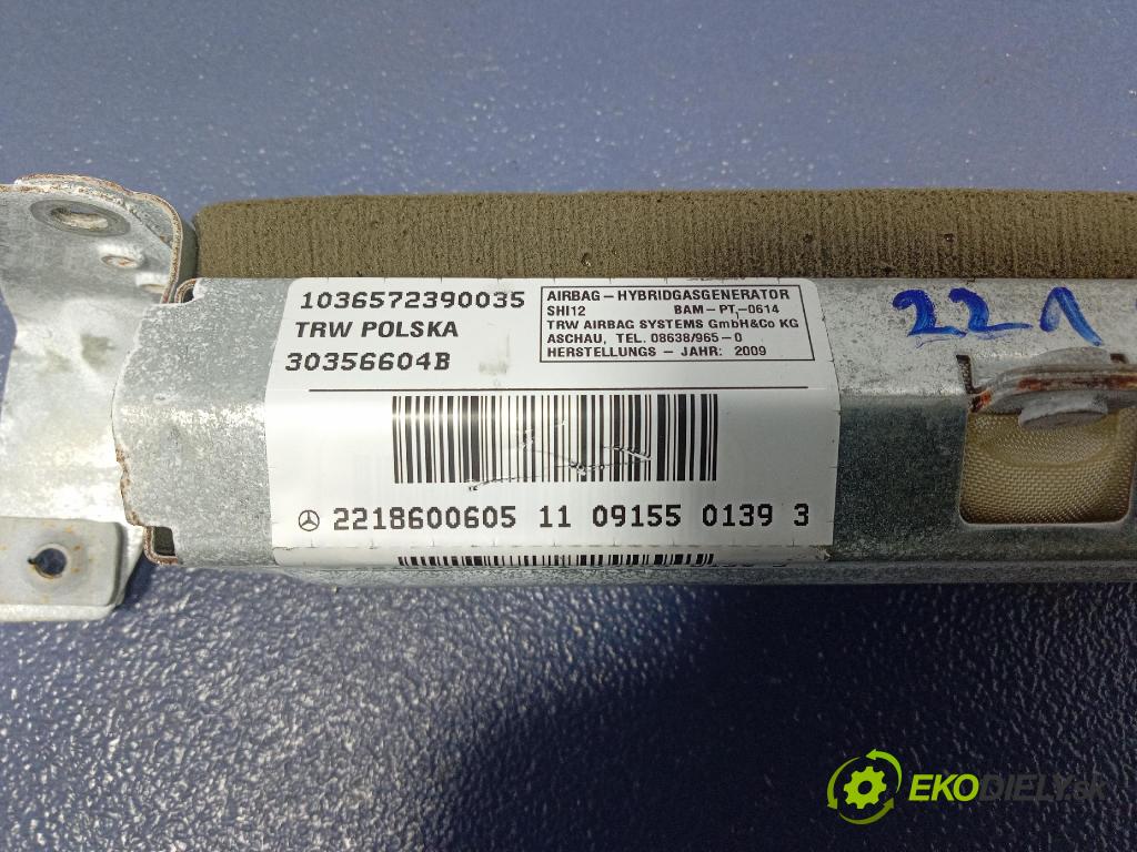 Mercedes S-klasa 2011 Airbag: x A2218600605