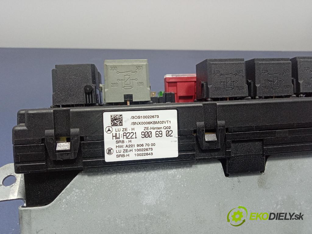 Mercedes S-klasa 2011 skrinka Poistky: A2219006902