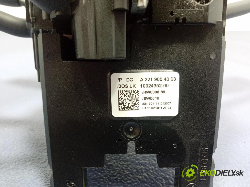 Mercedes S-klasa 2011 prepínač Komplex: A2215404501