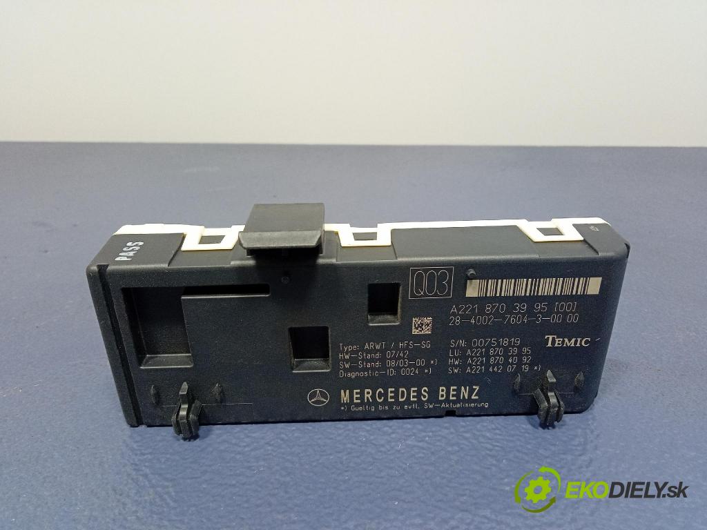 Mercedes S-klasa 2011 riadiaca jednotka A2218703995