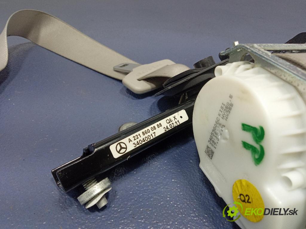 Mercedes S-klasa 2011 Pásy: Bezpečnosť: x A2218600086