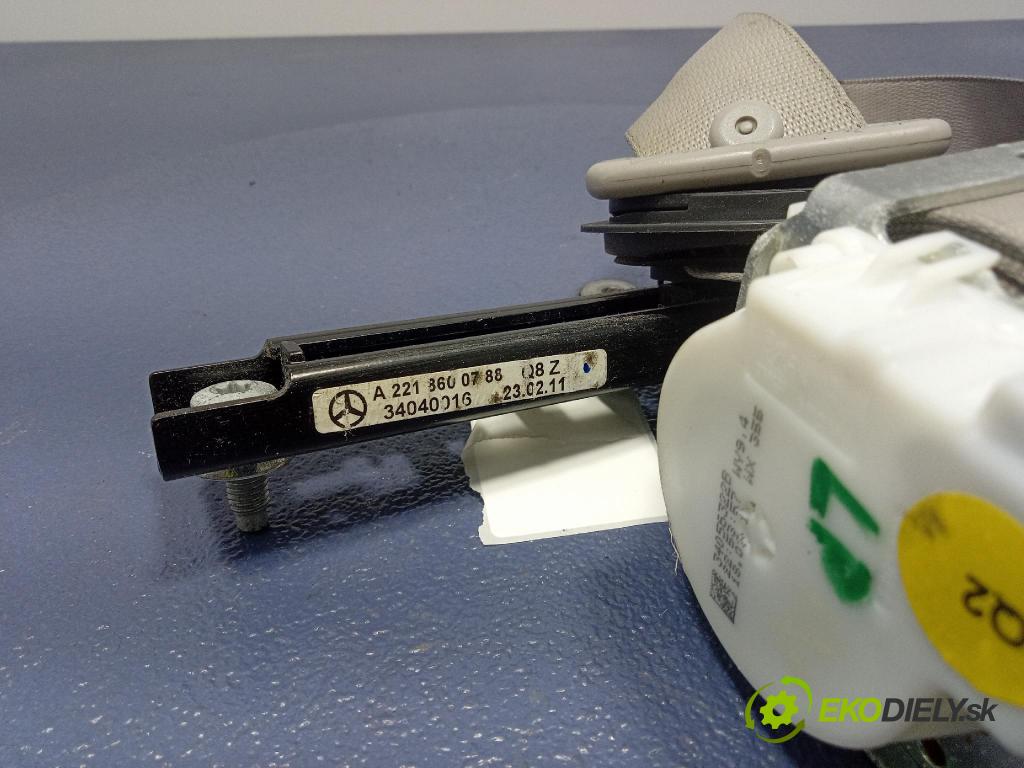 Mercedes S-klasa 2011 Pásy: Bezpečnosť: x A2218609785