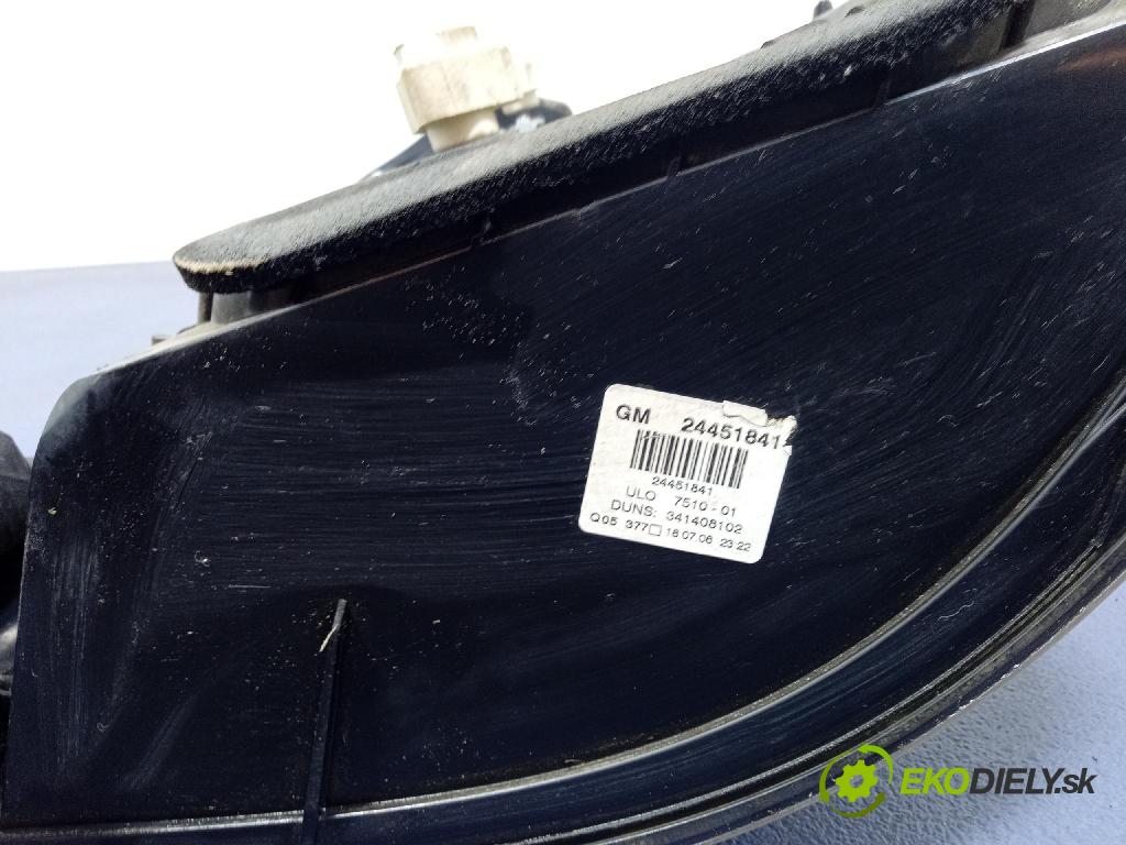 Opel Zafira 2006 světlo Zad: levá Mimo: 24451841