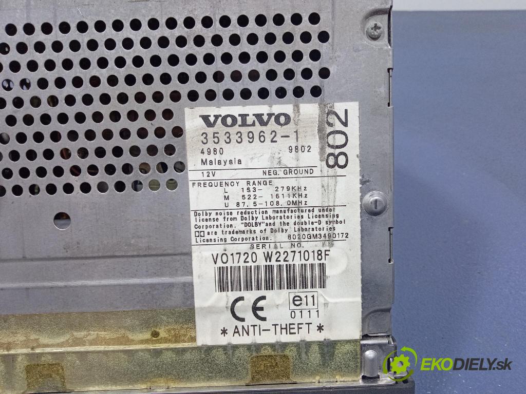 Volvo S70/V70 1998 Radio I Navigace: 3533962