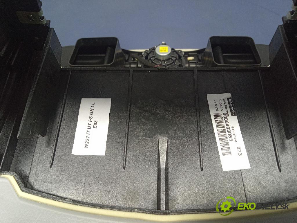 Mercedes S-klasa 2011 kokpit,pristrojová doska