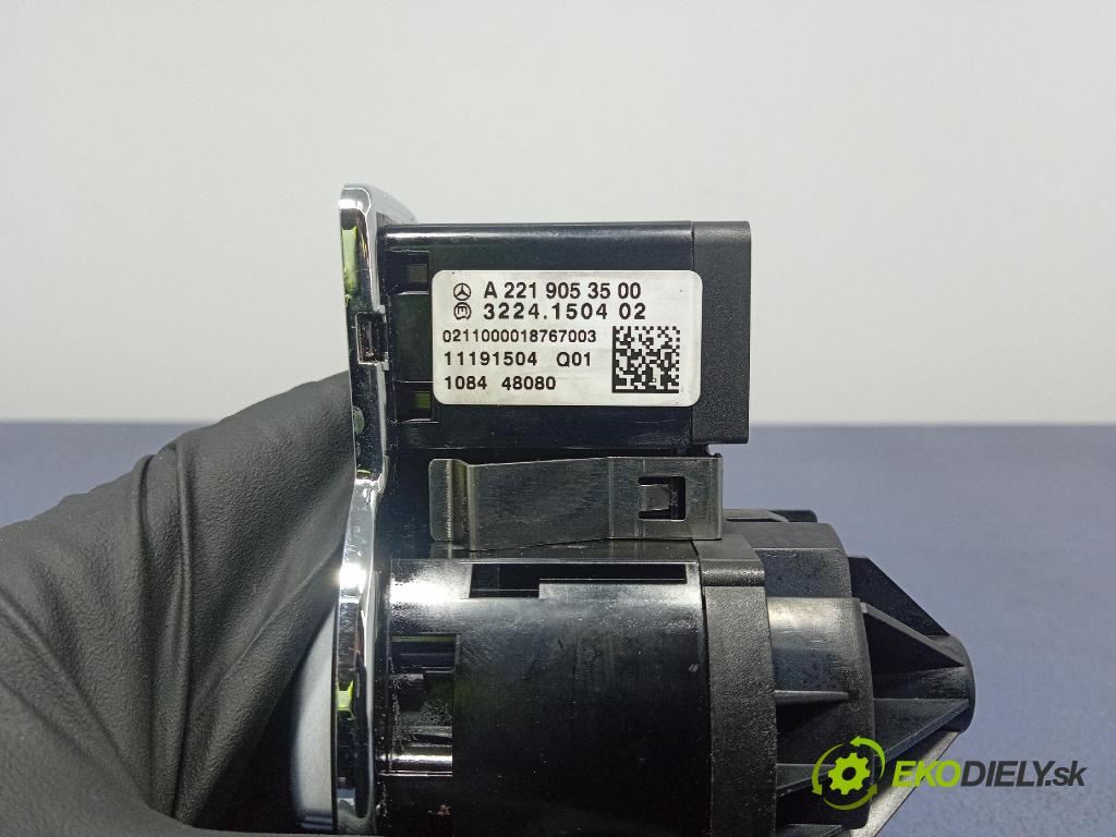 Mercedes S-klasa 2011 prepínač svetiel A2219053500