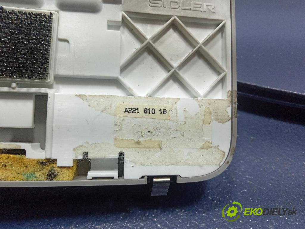 Mercedes S-klasa 2011 Svietidlá: Vnútri: A2218101817