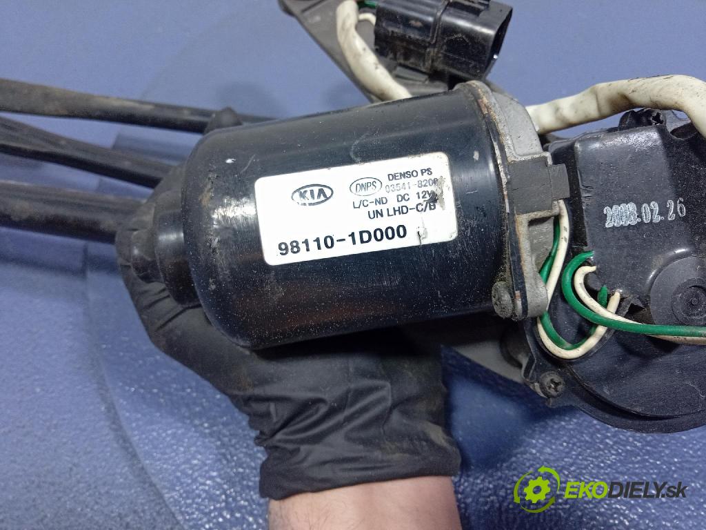 Kia Carens 2008 mechanizmus motor: Stierače: Predné 98110-1D000