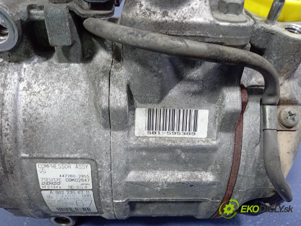 Mercedes S-klasa 2011 Kompresor: Klimatizácia: A0022306711
