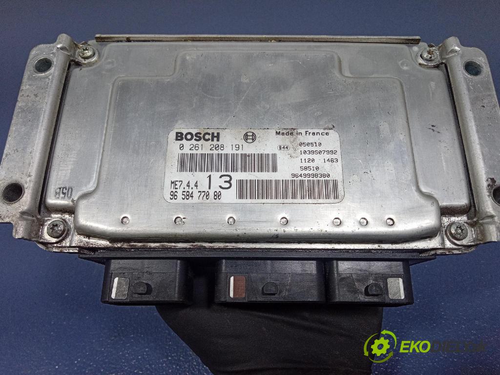 Peugeot 1007 2005 riadiaca jednotka Motor: 9658477080