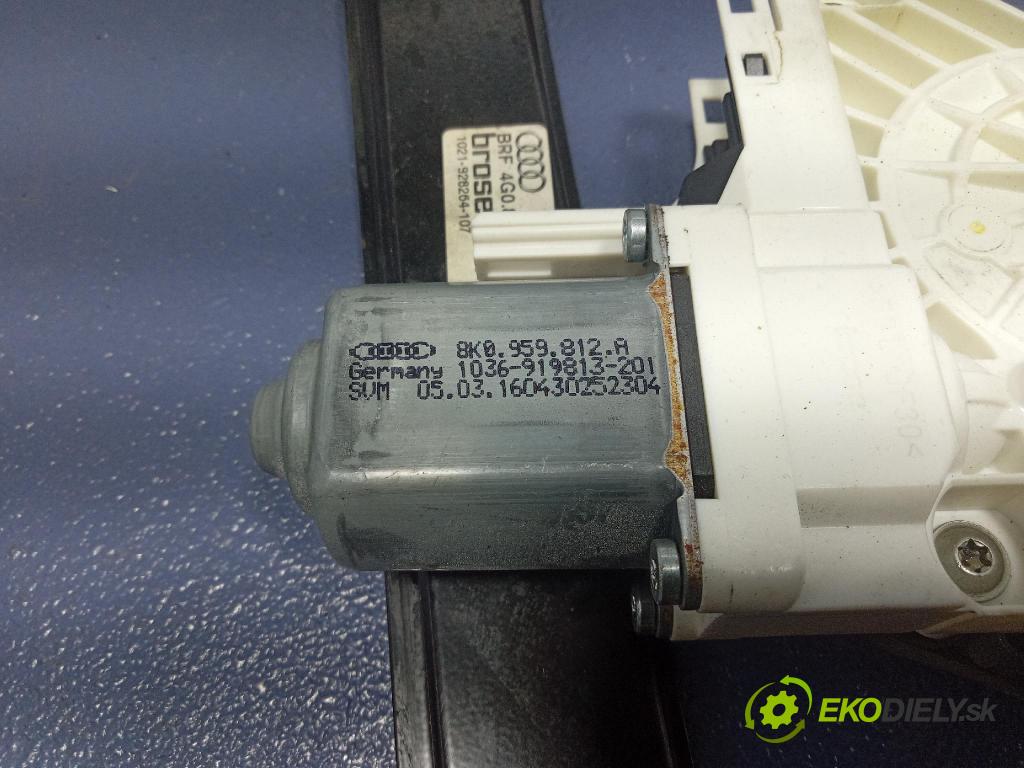 Audi A6 2016 mechanizmus okna Okná: zad v pravo: 4G0839462