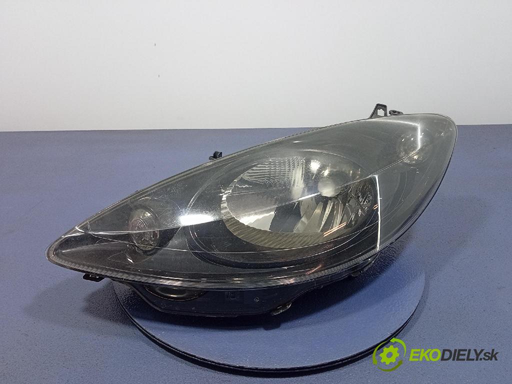 Peugeot 1007 2005 Reflektor: Vľavo: 9644998980
