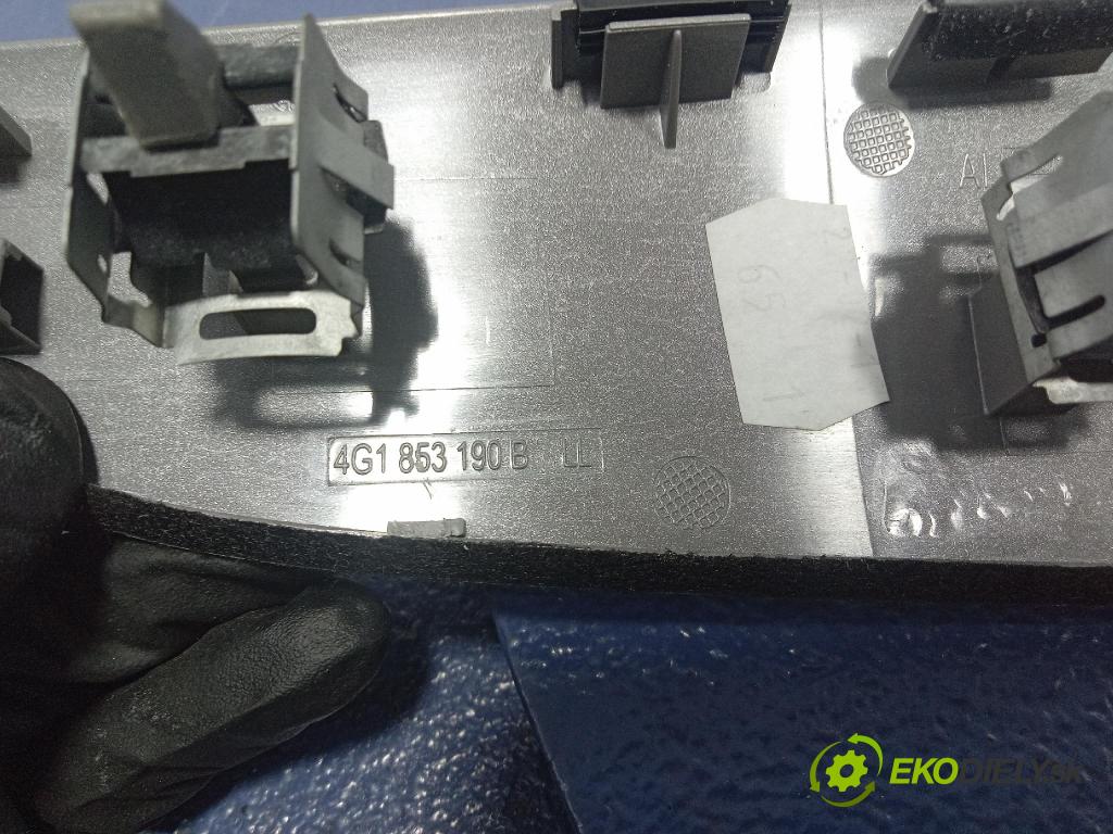 Audi A6 2016 lišta Dekoratívne: Vnútri: 4G1853190B