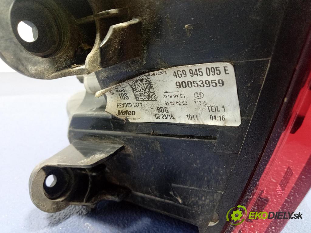 Audi A6 2016 svetlo / reflektor zad ľavá Vonkajsia: 4G9945095E