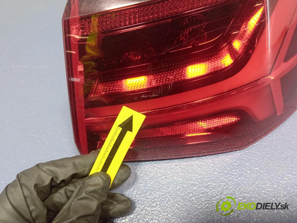 Audi A6 2016 svetlo / reflektor zad Prava: Vonkajsia: 4G9945096E
