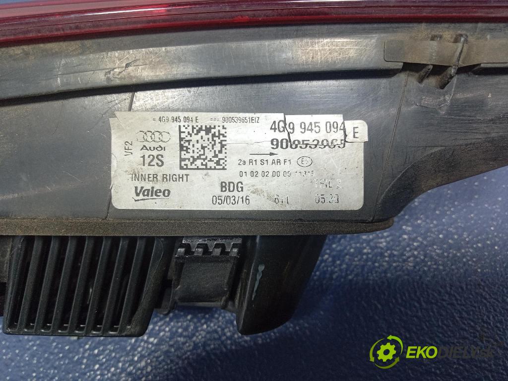 Audi A6 2016 svetlo / reflektor zad Prava: Vnútri: 4G9945094E