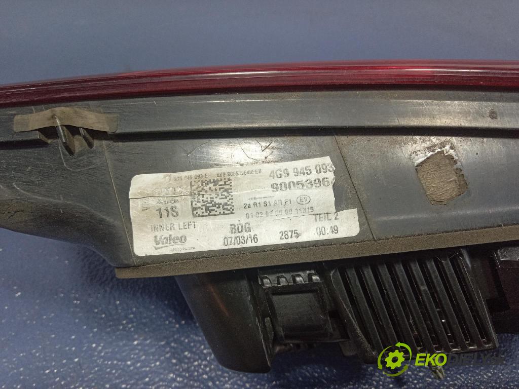 Audi A6 2016 svetlo / reflektor zad ľavá Vnútri: 4G9945093E