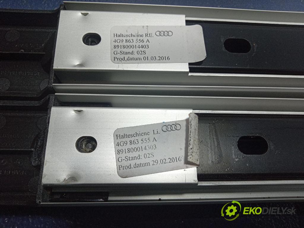 Audi A6 2016 Čalounictví: kufra: 4G9863556A