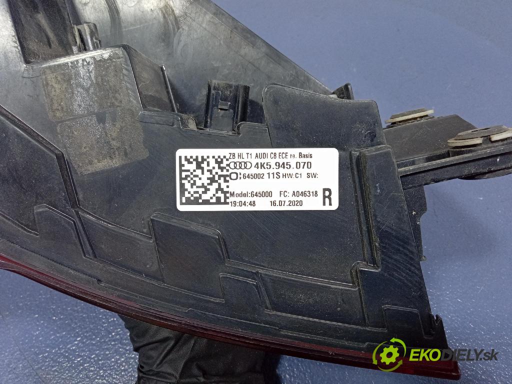 Audi A6 2020 svetlo / reflektor zad Prava: Vonkajsia: 4K5945070