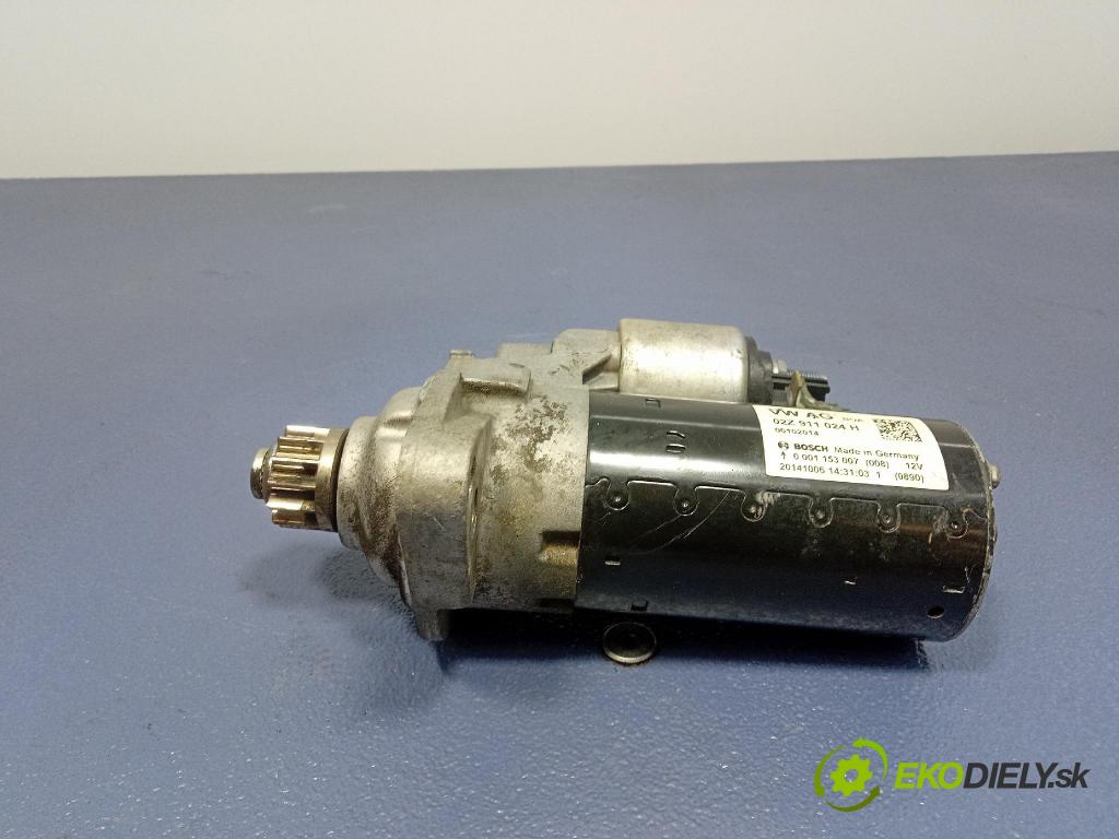 Skoda Superb 2014 štartér 02Z911024H