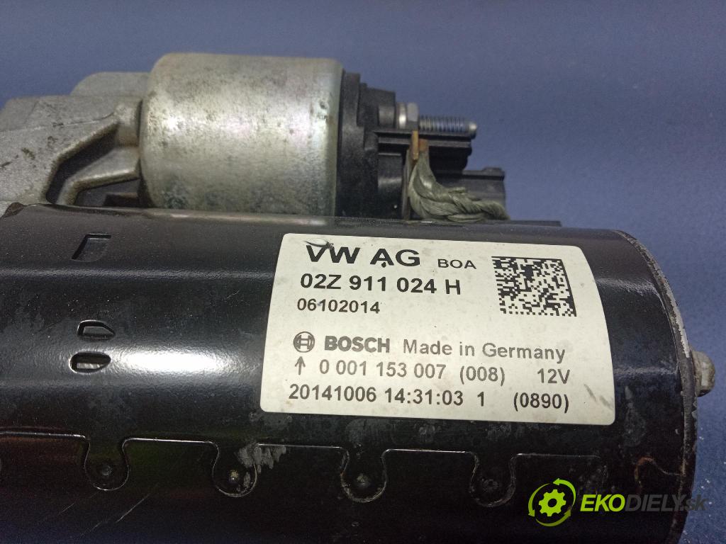 Skoda Superb 2014 štartér 02Z911024H