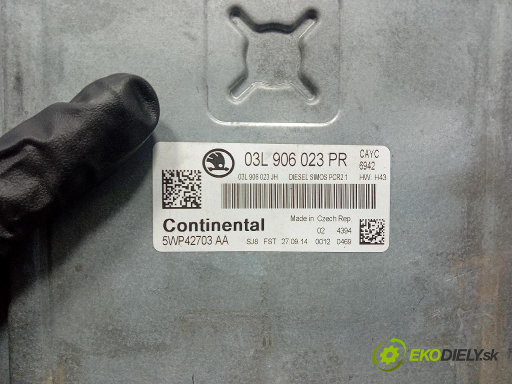 Skoda Superb 2014 riadiaca jednotka Motor: 03L906023PR